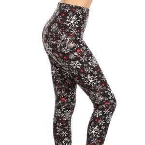 Snowflake Leggings OS and PLUS